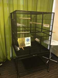 BRAND NEW BIG Square Cage 3 levels, 92cm x 92cm x 148cmH incl trolley