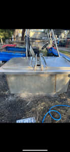 Stainless steel milk vat