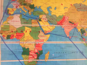 Classroom Map of World 