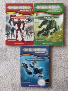 Lego Bionicle Adventures 1 2 3 kids chapter books Scholastic 2004
