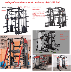 variety of Functional Trainer smith machine commercial grade SQUAT RAC
