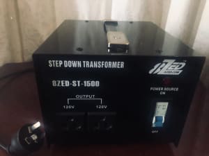 As new 28 ZED 1500W Step Down Transformer 