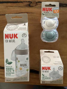 Brand New NUK FOR NATURE Baby Items