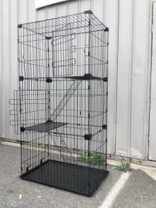 3 Tiers 169 cm High Cat Budgie Hamster House Enclosure (WPD199-3)