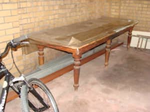 Very large sturdy old table