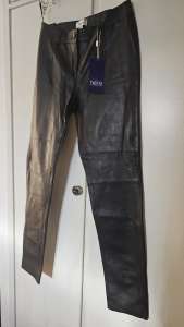 HEINE Geniune Leather Pants NEW WITH TAGS Size 38 