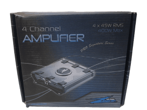 Us-Audio 4X 45W Rms 400W Max Black Car Amplifier