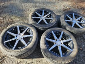 AVANTI Dynasty Wheels 2x8.5 5x120 and tyres 
