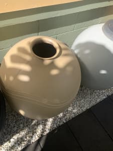 Outdoor pool filters. Ideal plant pot.