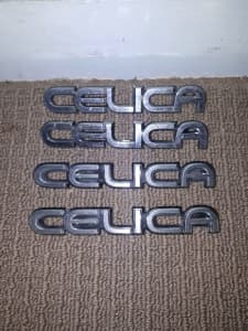 2 x various pair styles later Toyota Celica badges