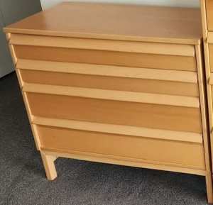 Very good condition IKEA Birch Bedroom Chest of Drawers (4 Drawers)
