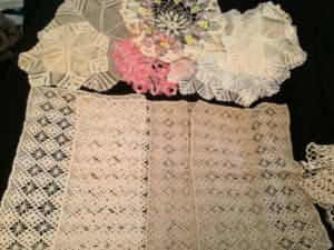 Crocheted Doilies Quantity See Photos