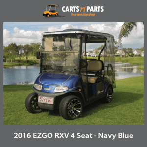 2016 EZGO RXV 4 Seat Navy Blue Golf Cart