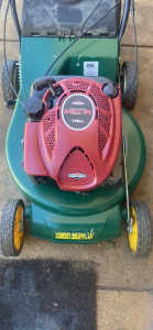 Commercial self propelled electric start lawn mower 3 speed 4 blade