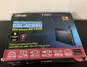 ASUS DSL-AC68U Dual Band Wireless-AC1900 ADSL VDSL Modem Router