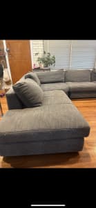 Plush brand 5 seater couch