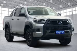 2022 Toyota Hilux GUN126R Rogue Double Cab Silver 6 Speed Sports Automatic Utility