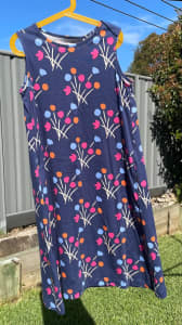 Marimekko x Uniqlo Collab - Floral Sleeveless Dress - Size 11-12 - NEW