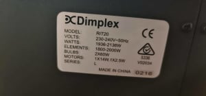 Dimplex Log Heater