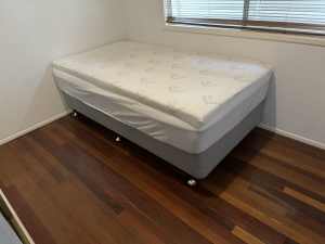 Free - King Single bed with mattress topper