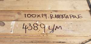 Recycled Radiata Pine Flooring 100x19 