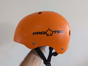 Pro-Tec Classic Bike/Skate Helmet (Orange - Small)