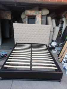 ! nice gas lift up queen size bed frame with mattress
