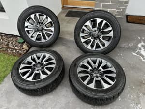 4 Toyota Prado Wheels. Driven for 6 weeks only 200kms.
