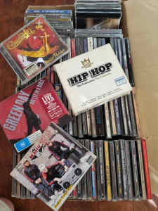 100 cds pick up ellenbrook -disturbed ,green day ,punk and many more
