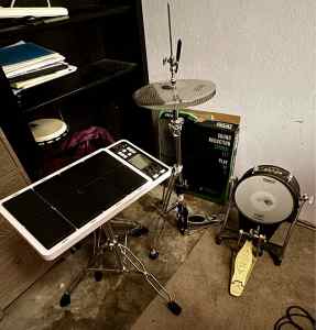 Roland Octopad and drum hardware
