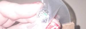 Ear Strentcher 8mm ISHKA Green Stone Mandala Stud Jewellery RRP$20 PM!
