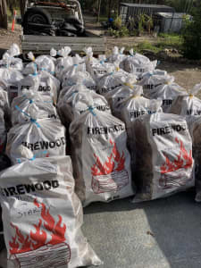 SEASONED FIREWOOD HARDWOOD BAGS 🔥🪵🏕️🍕 20kg $20