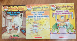 3 Geronimo Stilton Books - SCHOLASTIC