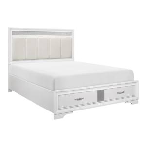 Brand New Luster King Bed Frame with 2 Foot End Drawers