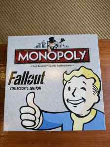 Monopoly Fallout Collectors Edition Board Game Complete