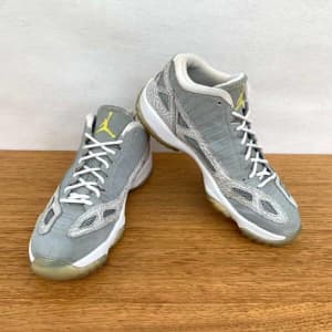 Nike Air Jordan 11 XI Retro Low IE Silver Zest Sneakers Shoes Size 10