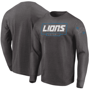 Detroit Lions NFL Majestic - Kick Return Long Sleeve T-Shirt