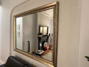 Decorative bronze / gold mirror