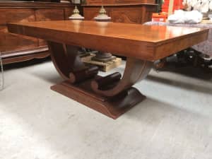 Art deco rosewood table or desk
