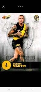 Dustin Martin Richmond Tigers AFL Select 2021 Card 