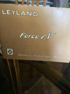 Leyland Force 7 v owners instruction book