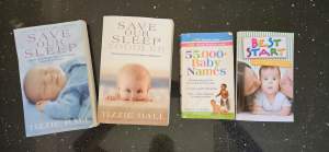 Tizzie Hall Save our Sleep and misc baby books