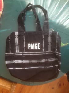 Paige Black 100% Cotton Bag