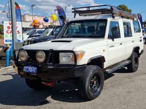 2012 TOYOTA LANDCRUISER WORKMATE TROOPCARRIER MANUAL 4X4 MY10!!! ONLYD DONE 198641KM!!!