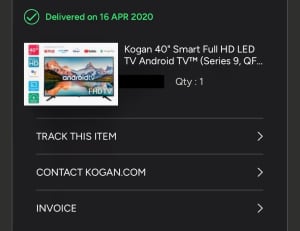 Kogan 40 Smart Full HD LED TV Android TV™