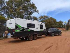Caravan like new 2022 Great Aussie Gravity Aluminium 20.6 