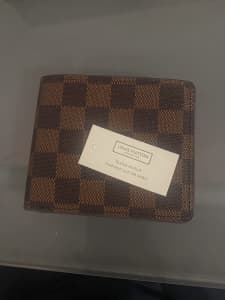 Louis Vuitton Multiple Wallet Damier Ebene Brown