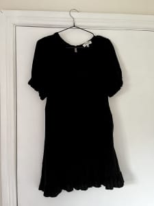 Black babydoll style size 12 dress