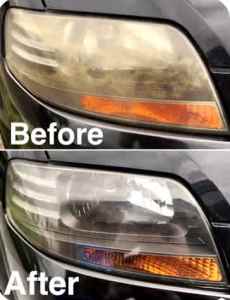 Headlight polishing we come to you from $70 a pair