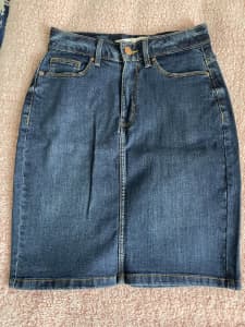 Target Blue Denim jeans skirt